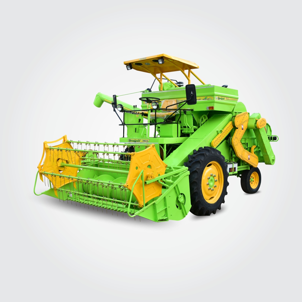 Bheem Small Combine Harvester Price: Greengold 220 Wheel Mini